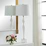 3_Uttermost Helena 36" High Modern Sculpture White Ceramic Table Lamp more views