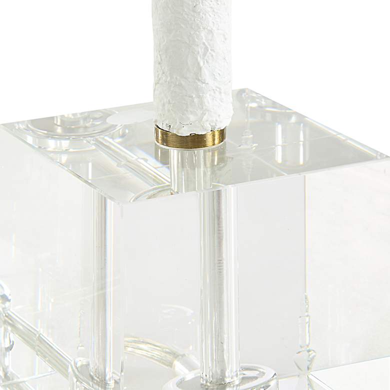 Image 5 Uttermost Helena 36" High Modern Sculpture White Ceramic Table Lamp more views