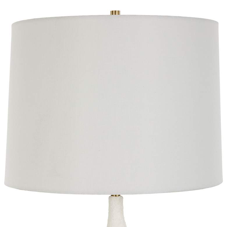 Image 6 Uttermost Helena 36" High Modern Sculpture White Ceramic Table Lamp more views