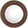 Uttermost Helical Copper Leaf Coil 36" Round Wall Mirror