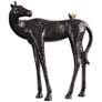 Uttermost Hello Friend 10"H Dark Brown Iron Horse Figurine