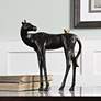 Uttermost Hello Friend 10"H Dark Brown Iron Horse Figurine