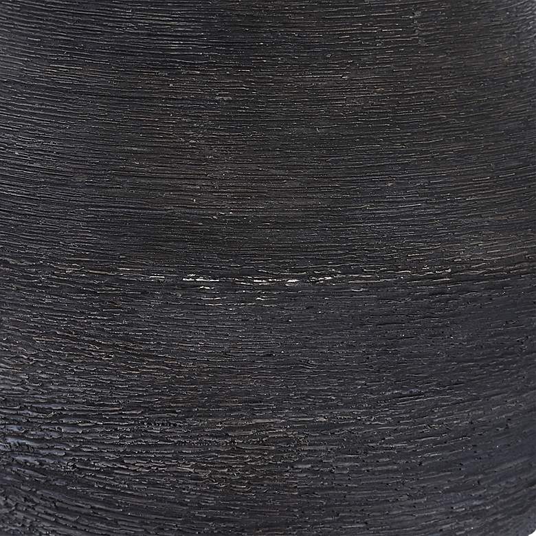 Image 6 Uttermost Helston 34" High Dark Charcoal Ceramic Table Lamp more views