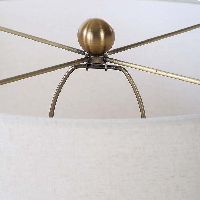 Image 7 Uttermost Helston 34" High Dark Charcoal Ceramic Table Lamp more views