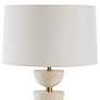 5_Uttermost Hemisphere 30 1/2" High Modern Stacked Travertine Table Lamp more views