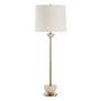 4_Uttermost Hemisphere 36 1/2" High Brass Finish Tall Modern Buffet Lamp more views