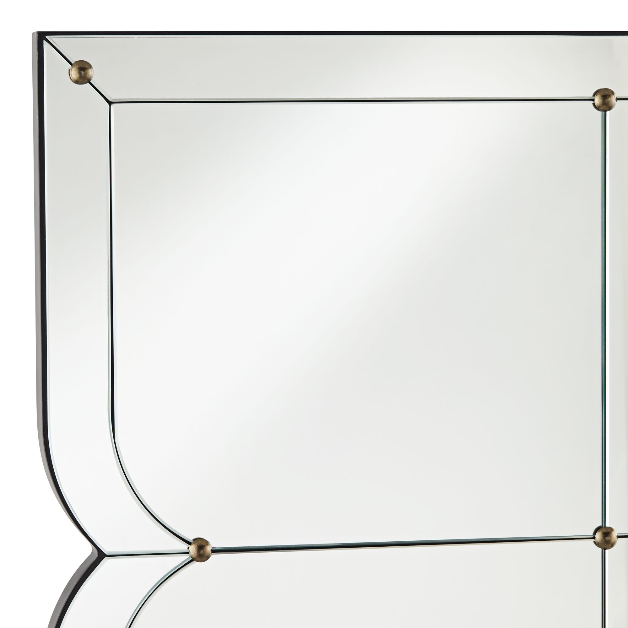 Image 2 Uttermost Henri 26 1/2" x 44" Multi-Panel Wall Mirrors Set of 2 more views