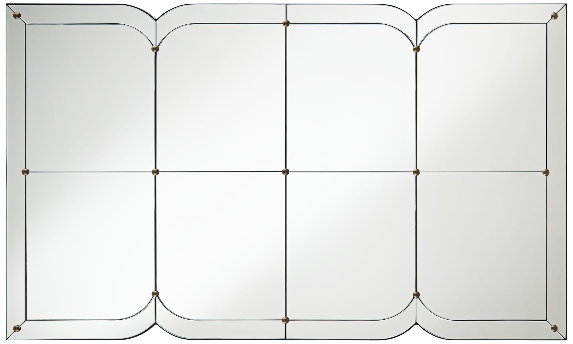 Image 4 Uttermost Henri 26 1/2" x 44" Multi-Panel Wall Mirrors Set of 2 more views