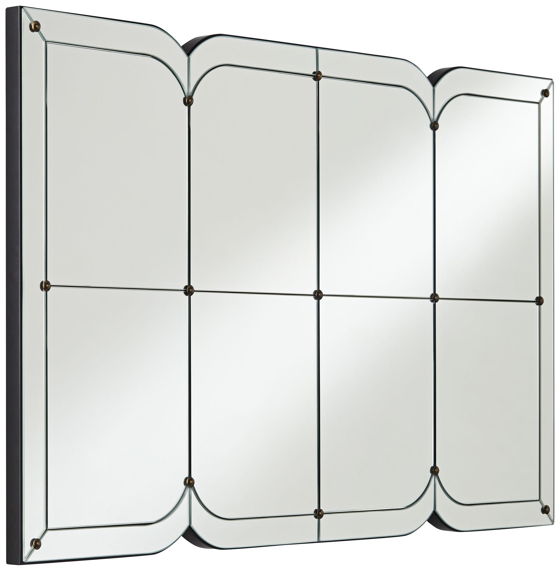 Image 6 Uttermost Henri 26 1/2" x 44" Multi-Panel Wall Mirrors Set of 2 more views
