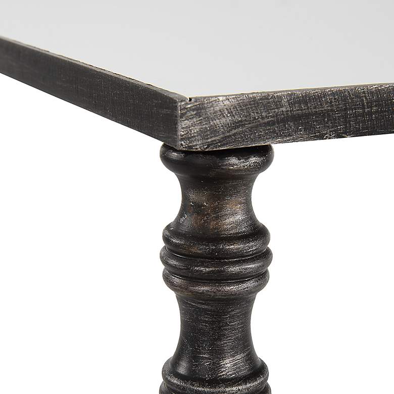 Image 5 Uttermost Henzler 19.25" High Blackened Steel Coffee Table more views