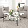 6_Uttermost Henzler 37 3/4" Wide Blackened Steel Coffee Table more views