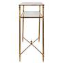 Thumbnail4 of Uttermost Henzler Glass and Gold Leaf Console Table more views