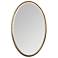 Uttermost Herleva 17 3/4" x 28" Antique Gold Oval Wall Mirror