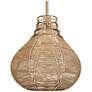 3_Uttermost Hestia 16" Wide 1 Lt Natural Rope Pendant more views