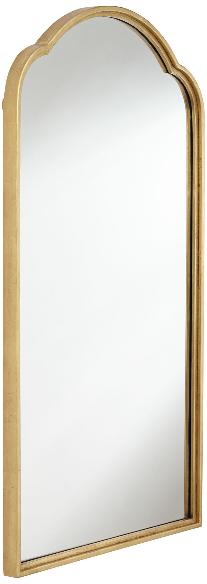 Image 5 Uttermost Heston Metallic Gold 24" x 43 1/4" Arch Wall Mirror more views