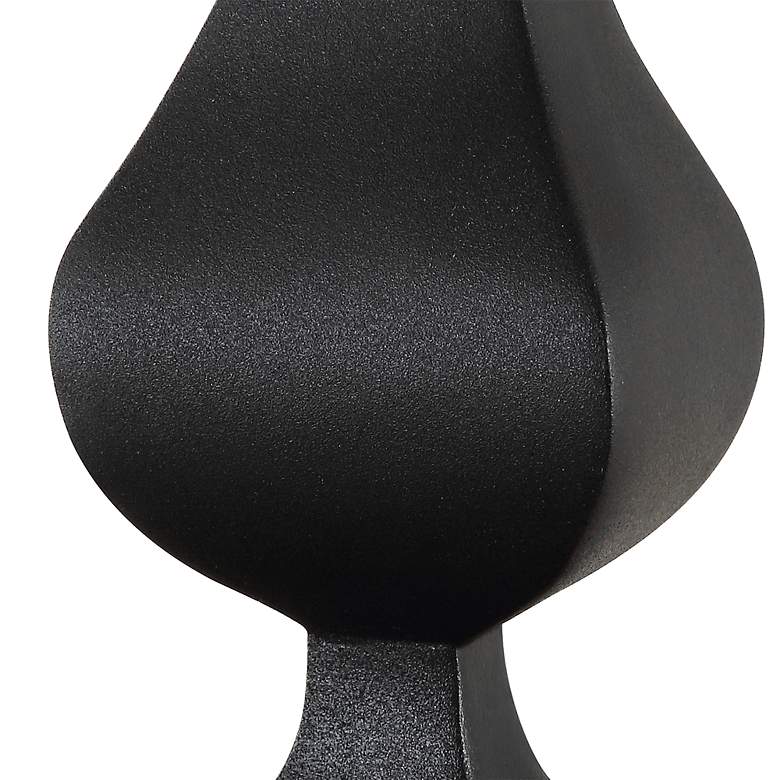 Image 7 Uttermost Hightower 38" High Satin Black Buffet Table Lamp more views