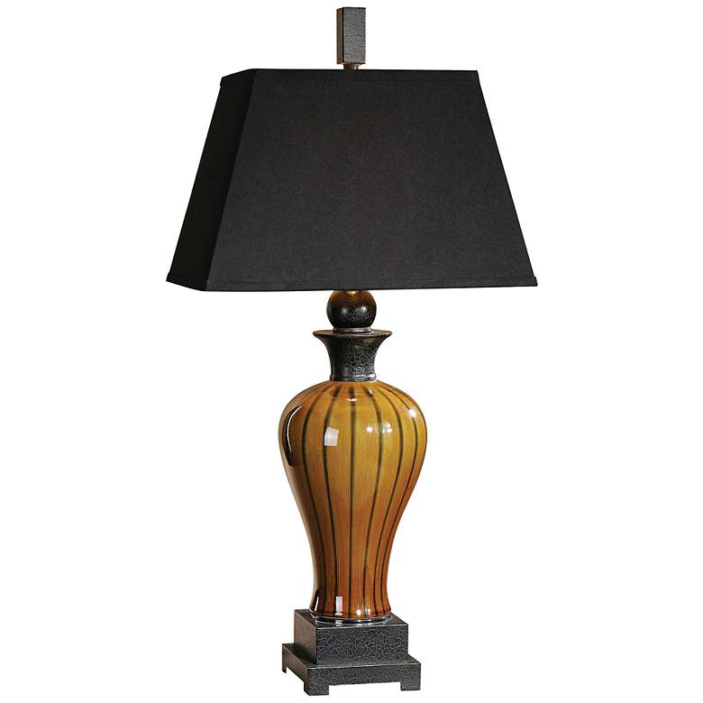 Image 1 Uttermost Hinckley Rust Brown Table Lamp