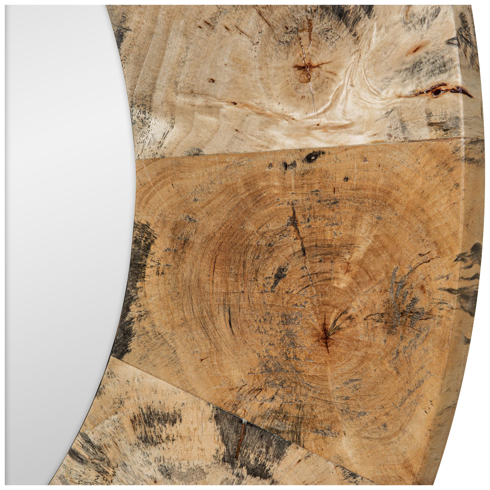 Image 4 Uttermost Hiram 38" Round Tamarind Wood Mirror more views