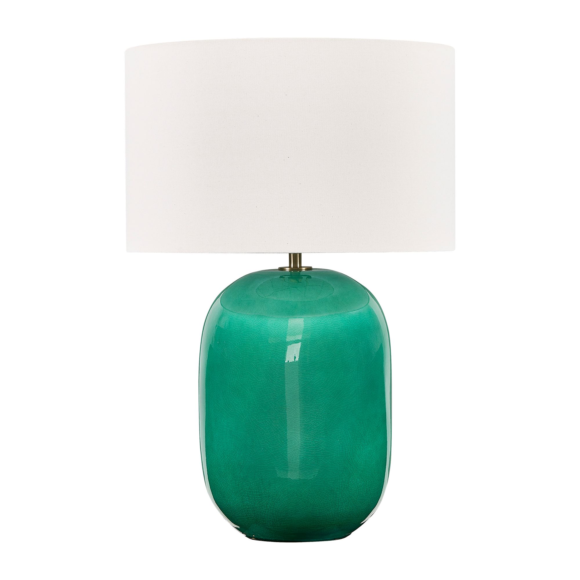 Image 4 Uttermost Hollis 28 1/4" Teal Ceramic Table Lamp more views