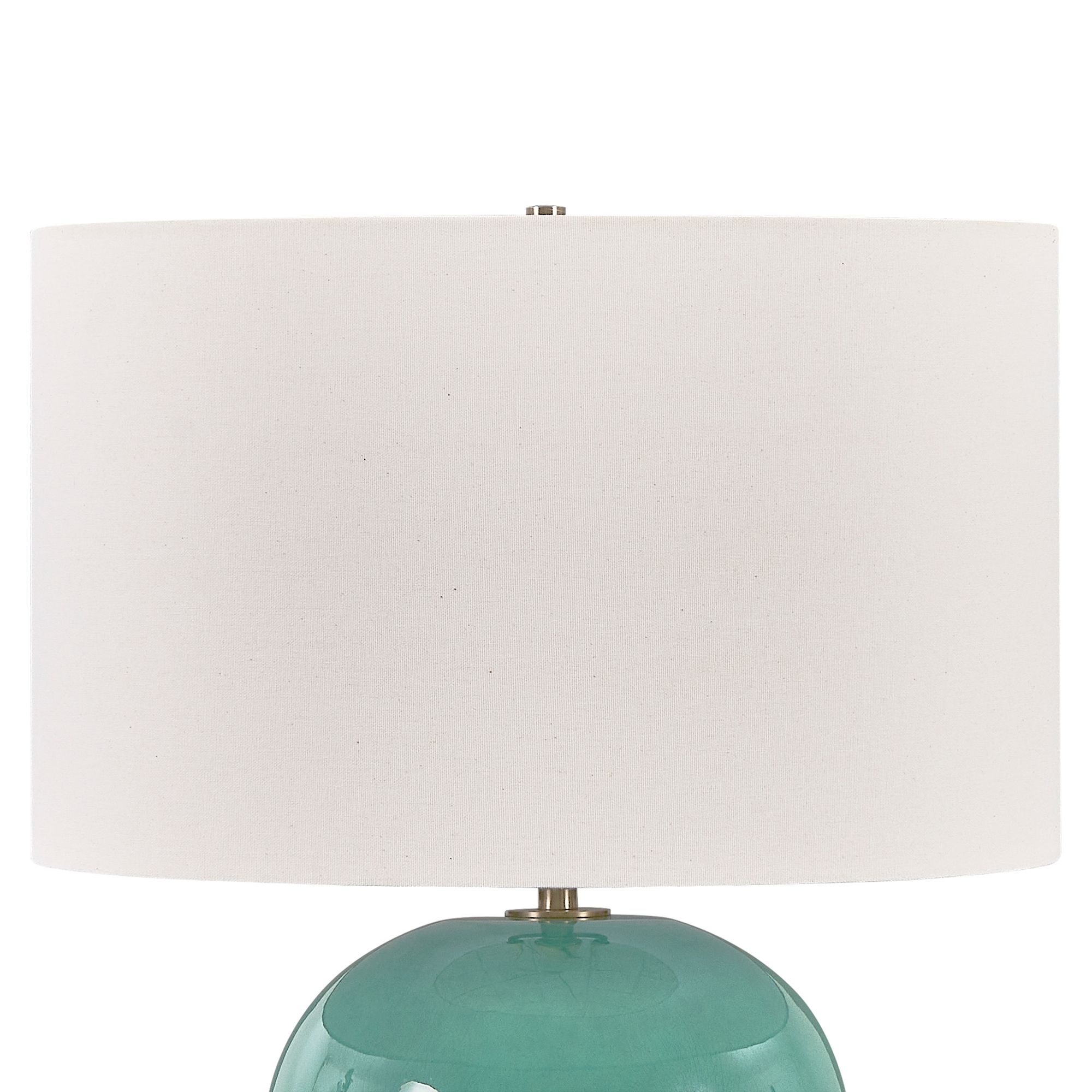 Image 6 Uttermost Hollis 28 1/4" Teal Ceramic Table Lamp more views