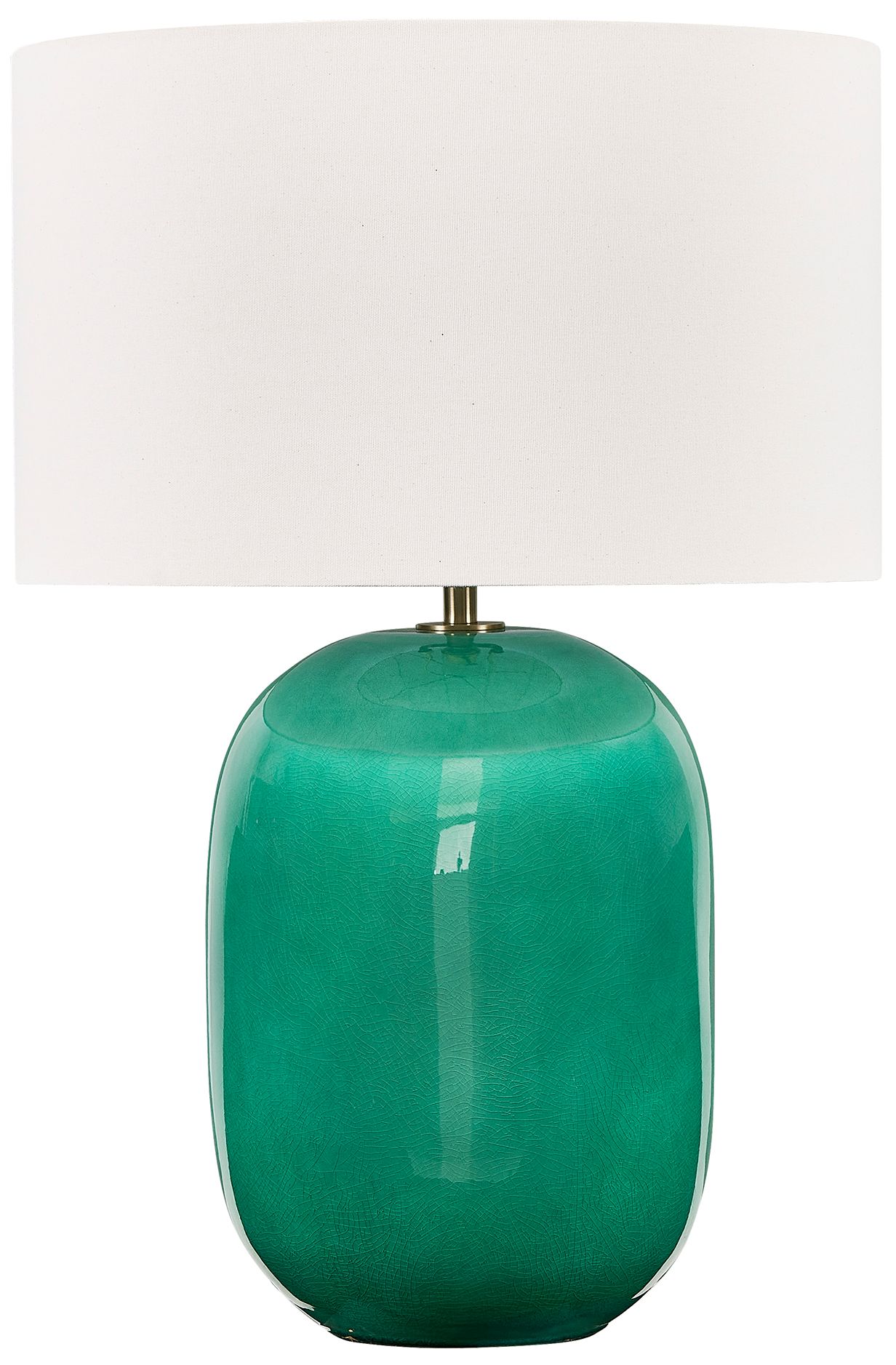 Image 4 Uttermost Hollis 28 1/4" Teal Ceramic Table Lamp more views