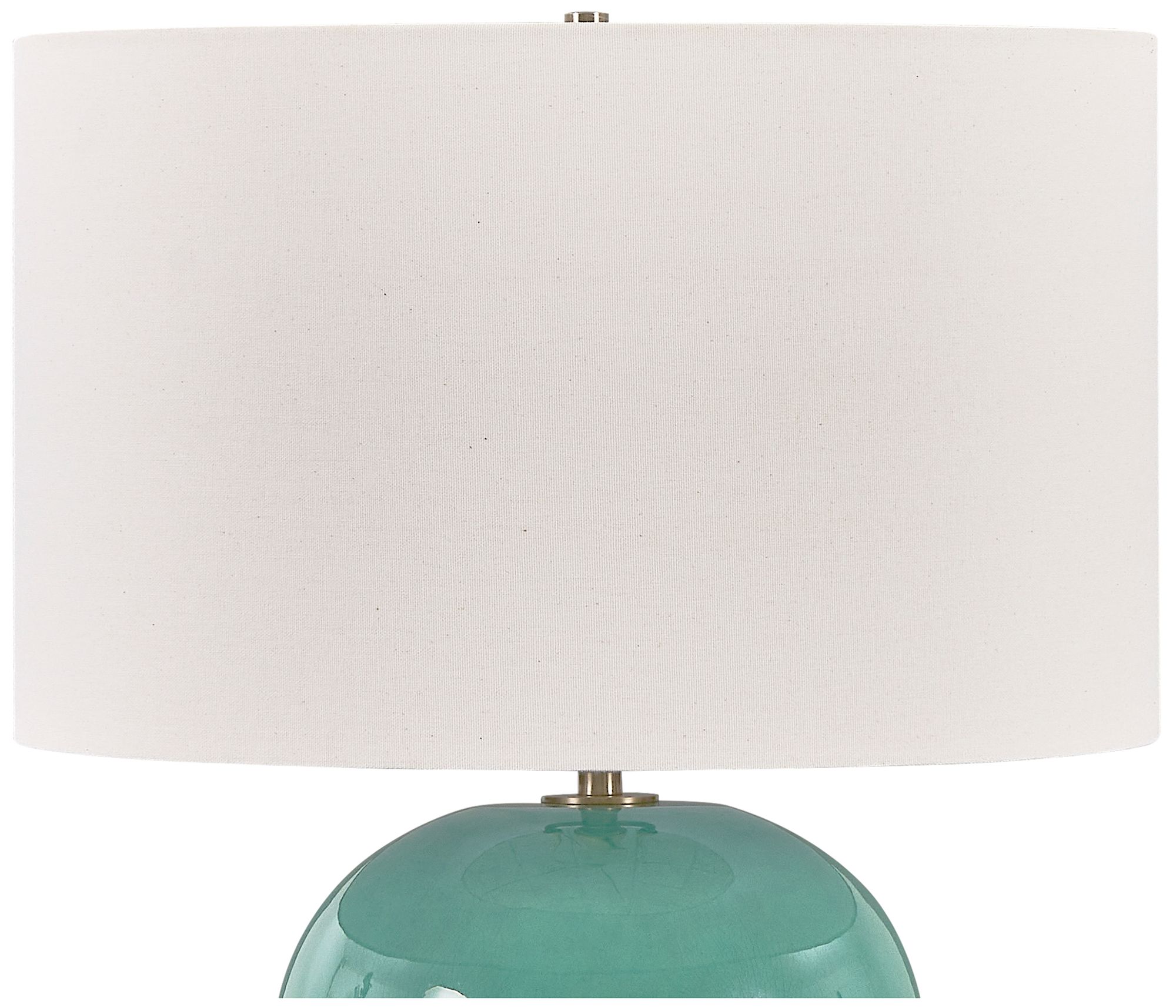 Image 6 Uttermost Hollis 28 1/4" Teal Ceramic Table Lamp more views