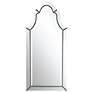 Uttermost Hovan Polished 21" x 44" Arched Wall Mirror