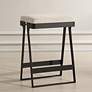 1_Uttermost Hover 26" High Black Counter Stool