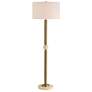2_Uttermost Hudson 61 1/2" Gold Steel and Travertine Floor Lamp