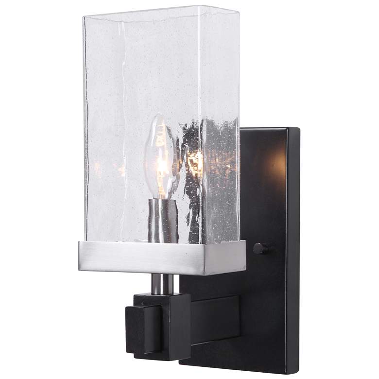 Image 1 Uttermost Humboldt 1 Lt. Black and Nickel Wall Sconce