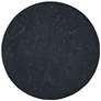 3_Uttermost Hurlee Outdoor 20" H x 15 1/2" W Black GRC Accent Table more views