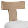 Uttermost Idris White Fabric Armless Chair