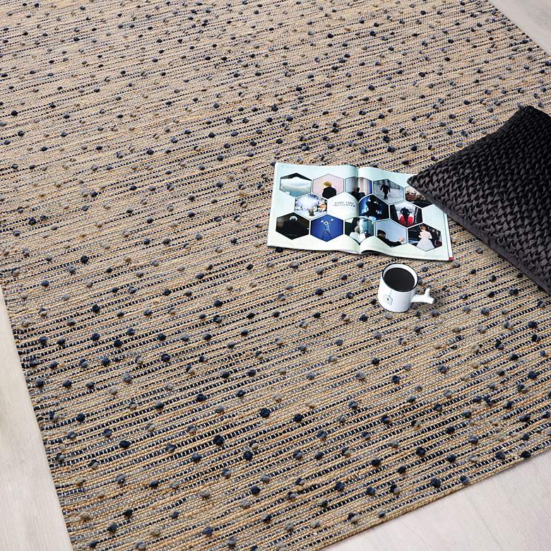 Image 2 Uttermost Imara 5'x8' Navy Wool Area Rug more views