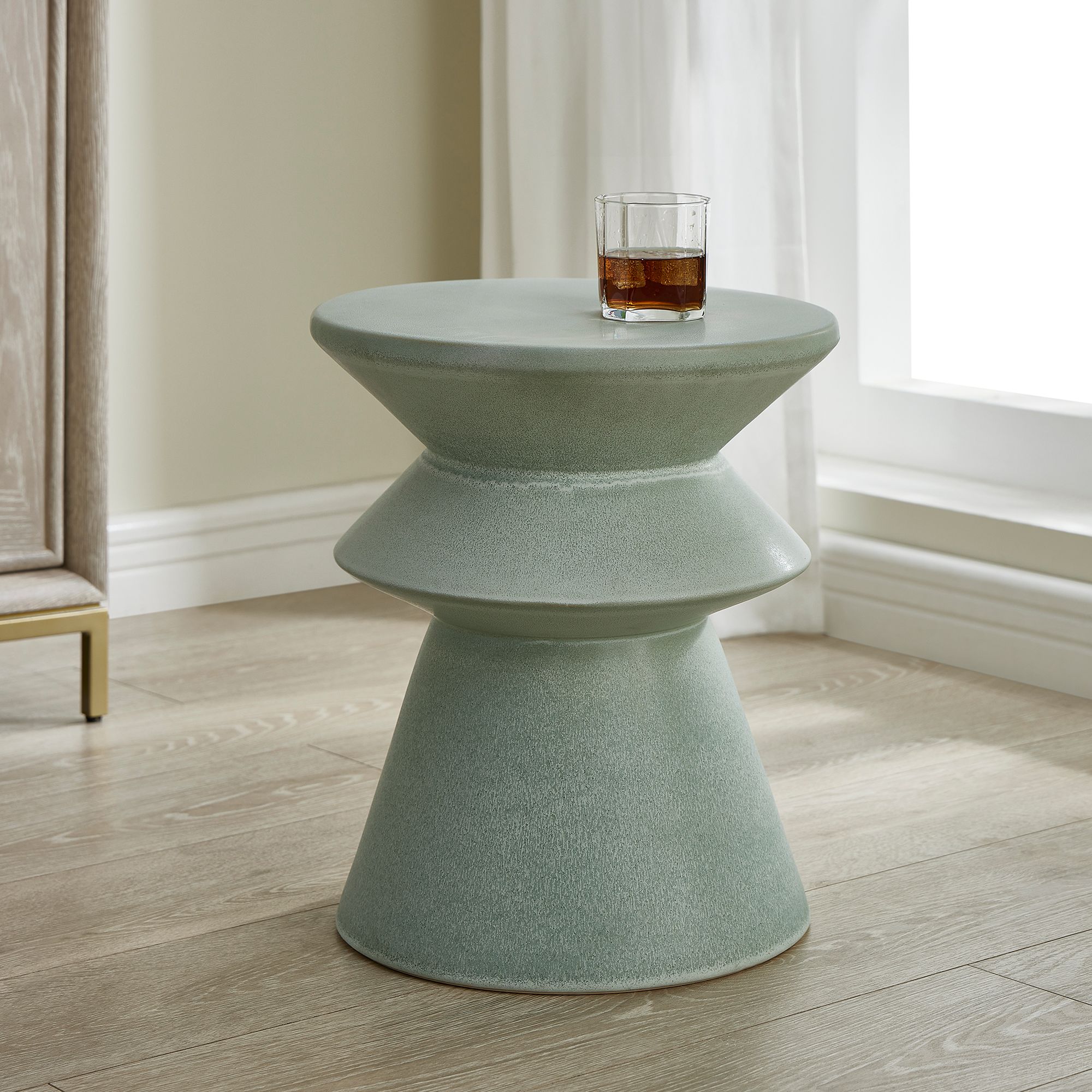 Image 4 Uttermost Imogene 17 3/8" H x 14 1/4" W Outdoor Garden Stool more views