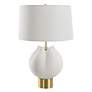 4_Uttermost In Bloom Chalk White Glazed Porcelain Table Lamp more views