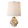 Uttermost Indent 16 1/4" High Travertine Accent Table Lamp