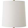 4_Uttermost Indent 16 1/4" High Travertine Accent Table Lamp more views