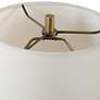 5_Uttermost Indent 16 1/4" High Travertine Accent Table Lamp more views