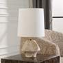 7_Uttermost Indent 16 1/4" High Travertine Accent Table Lamp more views
