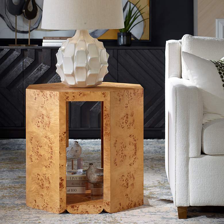 Image 1 Uttermost Indus 26" High Accent Table