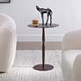 Thumbnail2 of Uttermost Industria 15 3/4" Wide Copper Bronze Accent Table