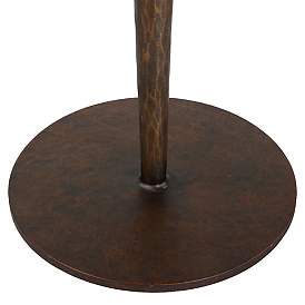 Image5 of Uttermost Industria 15 3/4" Wide Copper Bronze Accent Table more views
