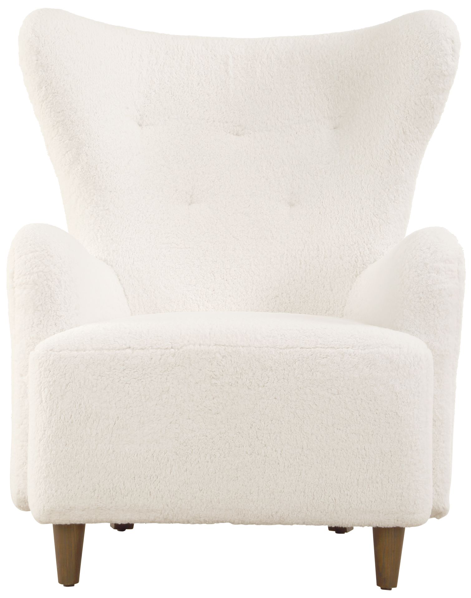 Image 2 Uttermost Ingel White Fabric Armchair