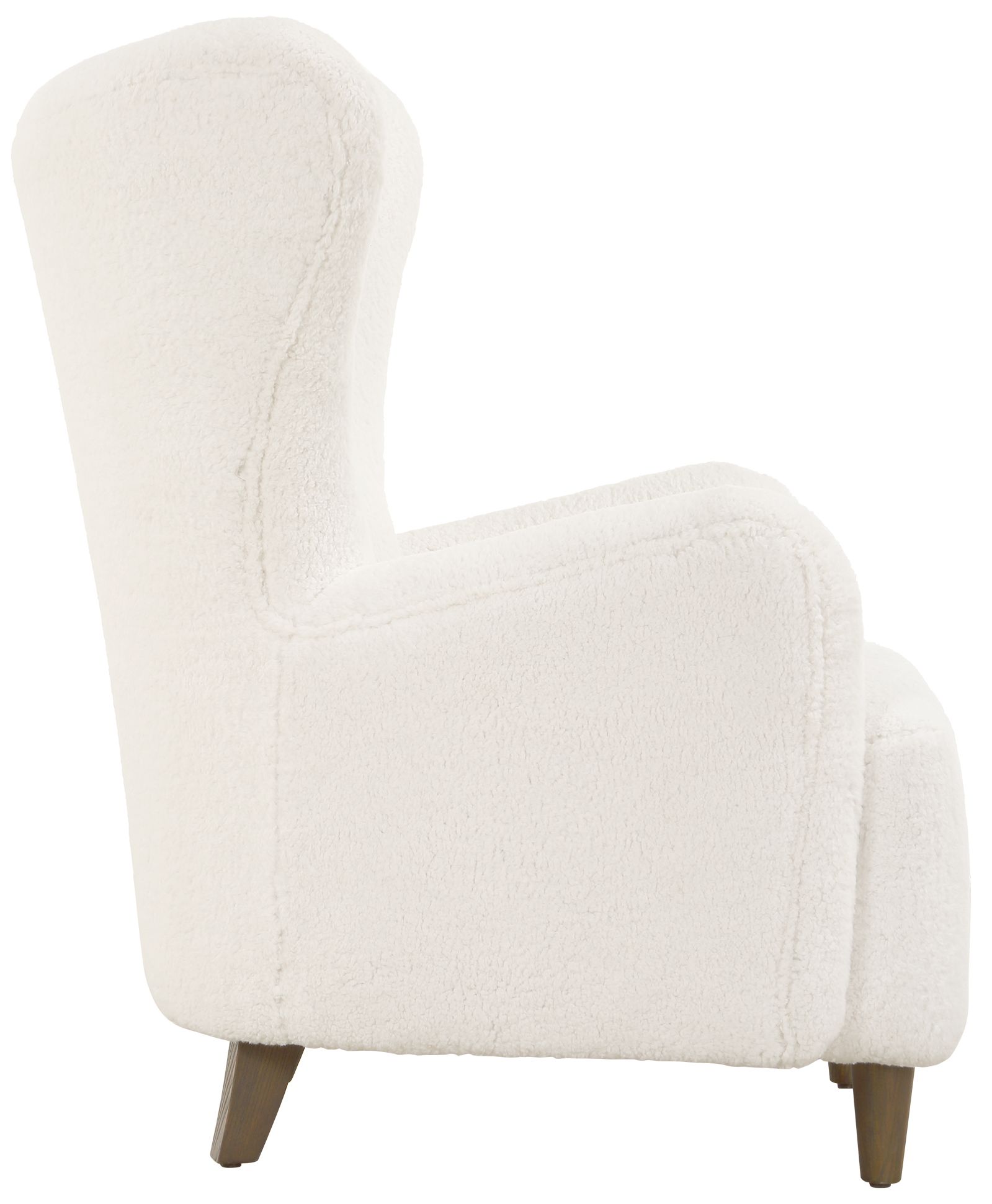 Image 5 Uttermost Ingel White Fabric Armchair more views