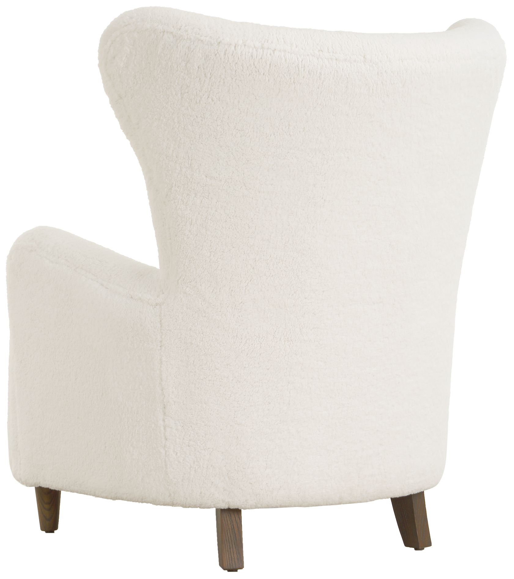 Image 6 Uttermost Ingel White Fabric Armchair more views