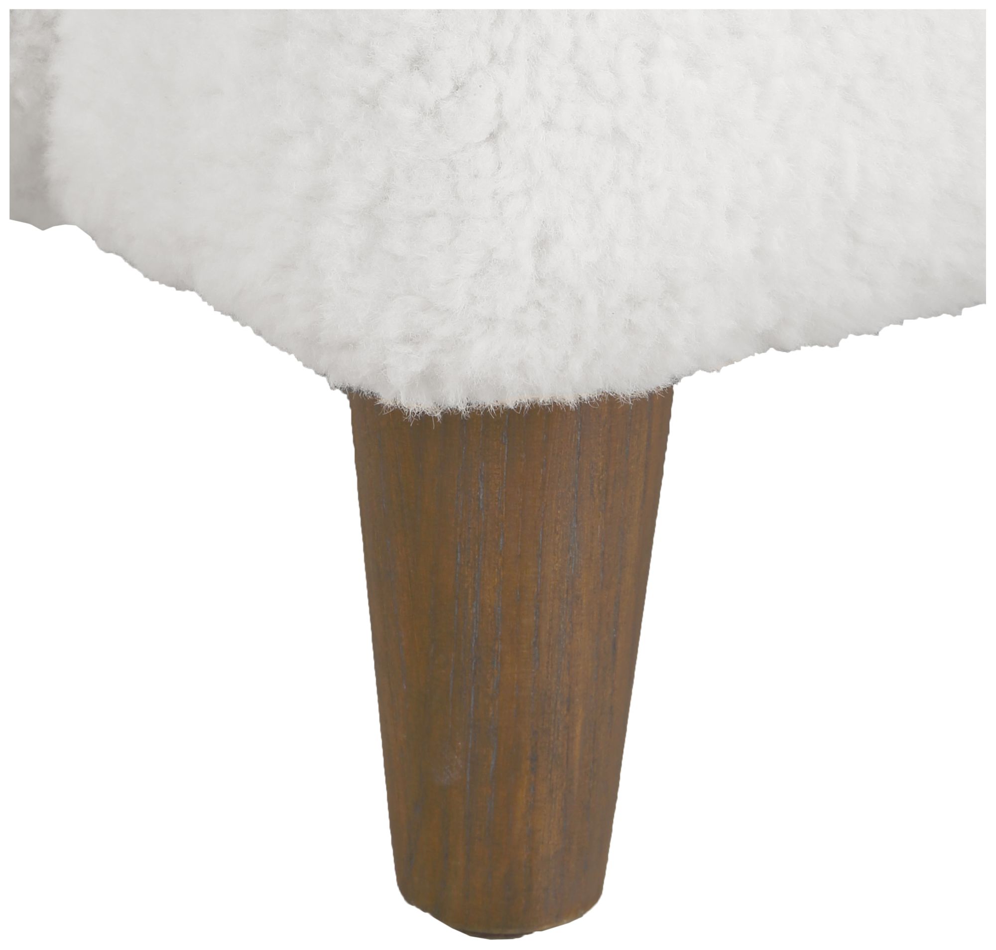 Uttermost Ingel White Fabric Armchair