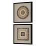 4_Uttermost Intertwine 24" Square 2-Piece Shadow Box Wall Decor Set more views