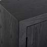 4_Uttermost Inverness 40"W Dark Ebony Wood 2-Door Gold Cabinet more views