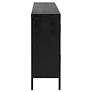 Uttermost Inverness 40"W Dark Ebony Wood 2-Door Gold Cabinet in scene