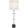 Uttermost Inverse White Pedestal Table Lamp